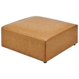 Mingle Vegan Leather Ottoman