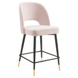 Rouse Performance Velvet Counter Stool