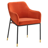 Jovi Performance Velvet Dining Armchair