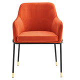 Jovi Performance Velvet Dining Armchair