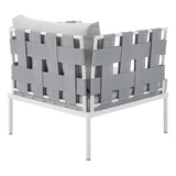 Harmony 3-Piece Sunbrella� Outdoor Patio Aluminum Seating Set