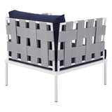 Harmony 3-Piece Sunbrella� Outdoor Patio Aluminum Seating Set