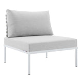 Harmony 4-Piece Sunbrella� Basket Weave Outdoor Patio Aluminum Seating Set