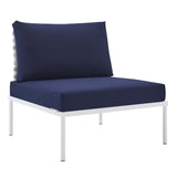 Harmony 4-Piece Sunbrella� Basket Weave Outdoor Patio Aluminum Seating Set