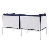 Harmony 4-Piece Sunbrella� Outdoor Patio Aluminum Seating Set