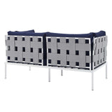 Harmony 4-Piece Sunbrella� Outdoor Patio Aluminum Seating Set
