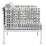 Harmony 5-Piece Sunbrella� Basket Weave Outdoor Patio Aluminum Seating Set