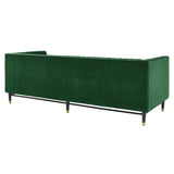 Devote Channel Tufted Performance Velvet Sofa