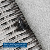 Conway Outdoor Patio Wicker Rattan Armless Chair