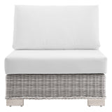Conway Outdoor Patio Wicker Rattan Armless Chair