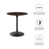 Lippa 28" Round Wood Grain Dining Table