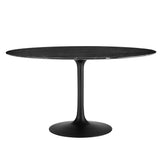 Lippa 54" Round Artificial Marble Dining Table