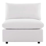 Commix Overstuffed Outdoor Patio Armless Chair