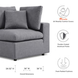 Commix Sunbrella� Outdoor Patio Corner Chair