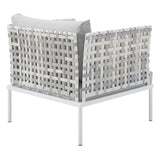 Harmony 6-Piece Sunbrella� Basket Weave Outdoor Patio Aluminum Seating Set