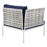 Harmony 6-Piece Sunbrella� Basket Weave Outdoor Patio Aluminum Seating Set