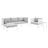 Harmony 6-Piece Sunbrella� Outdoor Patio Aluminum Seating Set