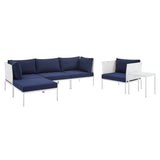 Harmony 6-Piece Sunbrella� Outdoor Patio Aluminum Seating Set