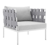 Harmony 7-Piece Sunbrella� Outdoor Patio Aluminum Sectional Sofa Set