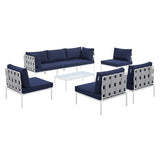 Harmony 8-Piece Sunbrella� Outdoor Patio All Mesh Sectional Sofa Set