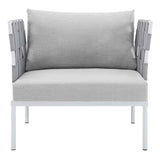 Harmony Sunbrella� Outdoor Patio Aluminum Armchair