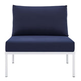Harmony Sunbrella� Outdoor Patio Aluminum Armless Chair