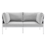 Harmony Sunbrella� Outdoor Patio Aluminum Loveseat