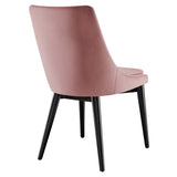 Viscount Performance Velvet Dining Chair