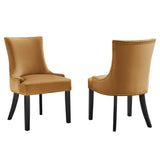 Marquis Performance Velvet Dining Chairs - Set of 2