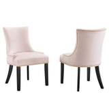 Marquis Performance Velvet Dining Chairs - Set of 2