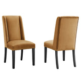 Baron Performance Velvet Dining Chairs - Set of 2