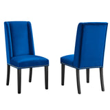 Baron Performance Velvet Dining Chairs - Set of 2