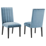 Catalyst Performance Velvet Dining Side Chairs - Set of 2