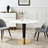 Zinque 42" Oval Dining Table