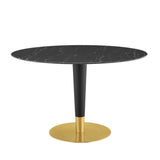 Zinque 47" Artificial Marble Dining Table