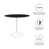 Lippa 36" Round Wood Grain Dining Table