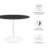 Lippa 40" Round Artificial Marble Dining Table