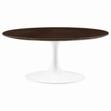 Lippa 36" Round Wood Grain Coffee Table