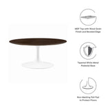 Lippa 36" Round Wood Grain Coffee Table