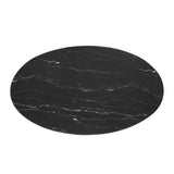 Tupelo 48" Oval Artificial Marble Dining Table