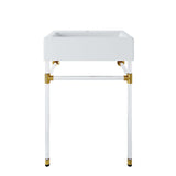 Redeem 24" Acrylic Wall-Mount Bathroom Vanity