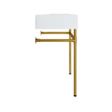 Redeem 24" Wall-Mount Gold Stainless Steel Bathroom Vanity