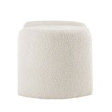 Nebula Boucle Upholstered Ottoman