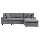 Commix 4-Piece Sunbrella� Outdoor Patio Sectional Sofa