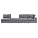 Commix 4-Piece Sunbrella� Outdoor Patio Sectional Sofa