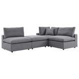 Commix 4-Piece Sunbrella� Outdoor Patio Sectional Sofa