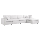 Commix 5-Piece Outdoor Patio Sectional Sofa