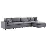 Commix 5-Piece Sunbrella� Outdoor Patio Sectional Sofa