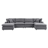 Commix 6-Piece Sunbrella� Outdoor Patio Sectional Sofa