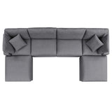 Commix 6-Piece Sunbrella� Outdoor Patio Sectional Sofa